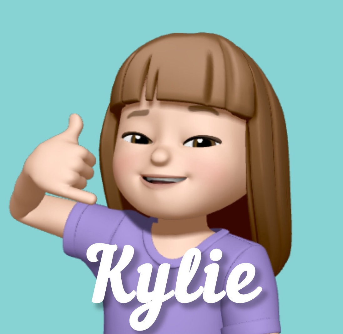 Kylie photo card